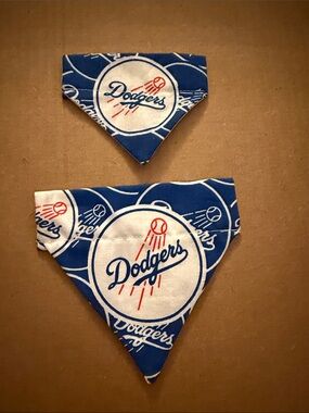 Los Angeles Dodgers Blue Logo Bandana Set